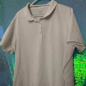 *CLEARANCE*' Lands' End WMN Plus Sz 3X White Polo